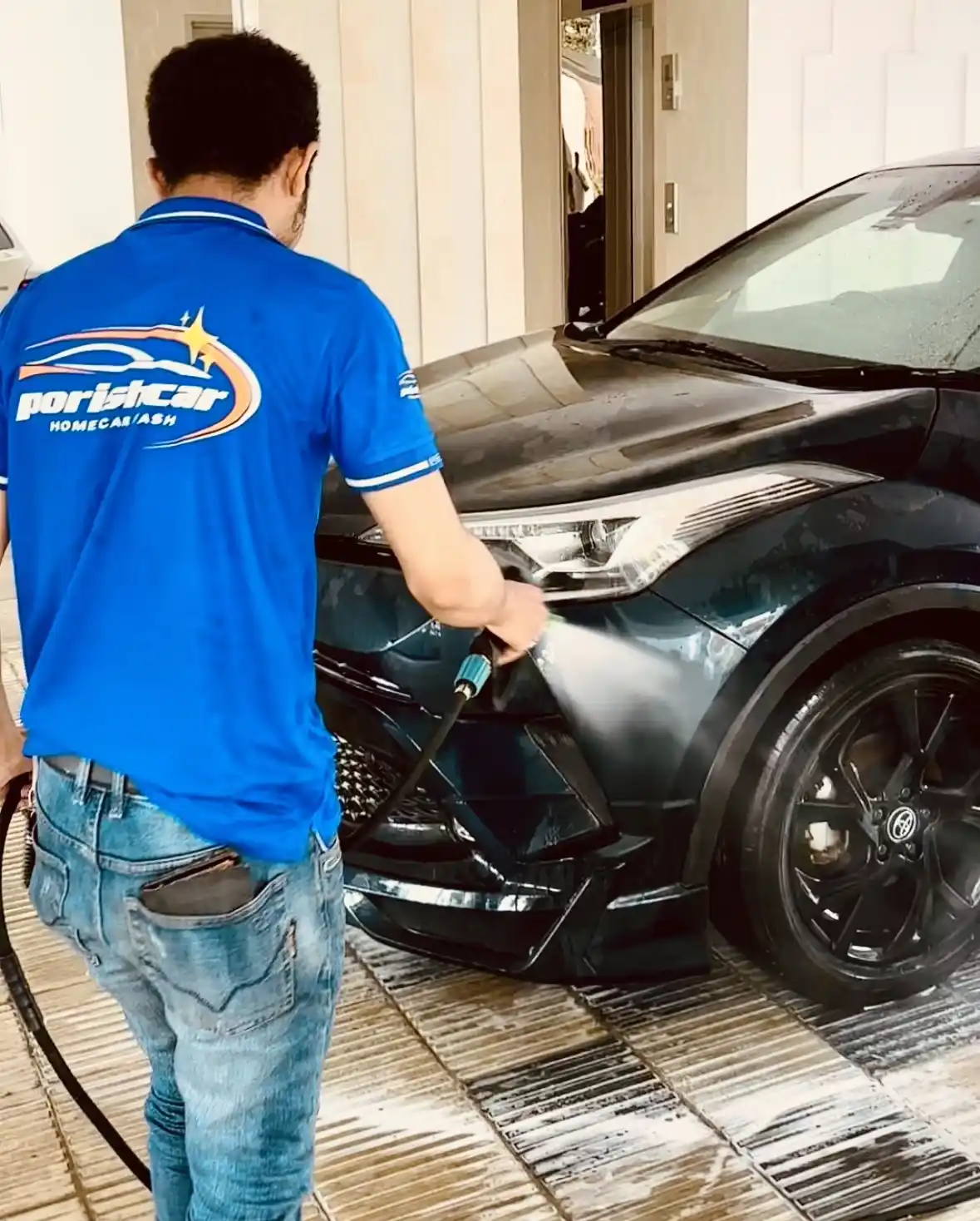 Porish Car interior cleaning service